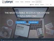 Tablet Screenshot of planyo.com